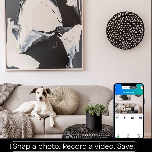 Compact Black Mini Camera with USB Cable - Picture 5 of 6